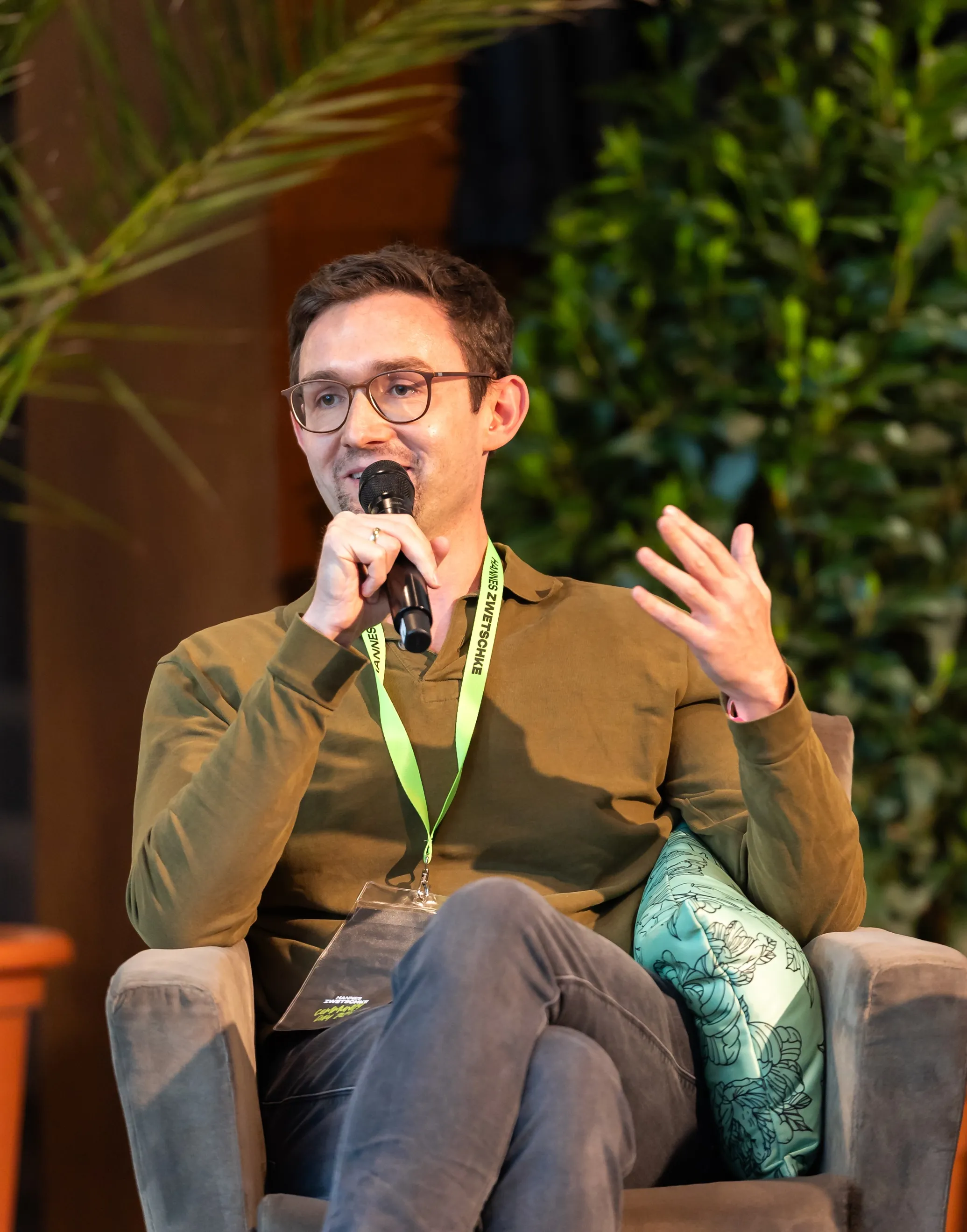 Werner Strauch auf einer Konferenz